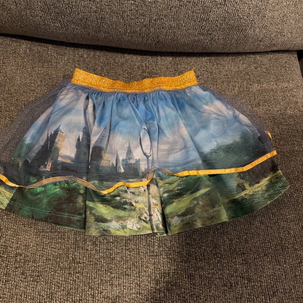 Harry Potter Quidditch Tutu Skirt 2T Toddler Girl Dress Up Castle Costume Disney